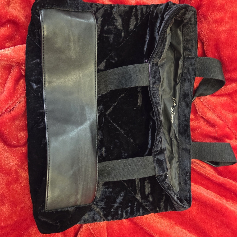 Victoria's Secret Black Quilted Tote - Picture 4 of 7